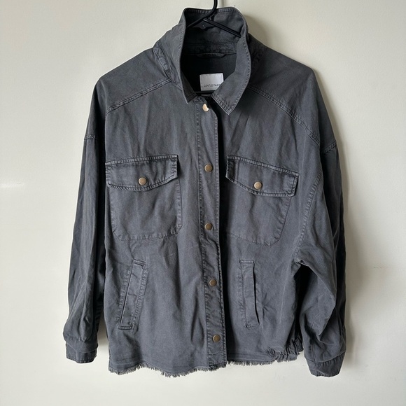 Gentle Fawn Lightweight  Olive Shacket - Picture 2 of 8